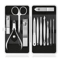 ZIZZON Manicure, Pedicure Kit, Nail Clippers Set of 12Pcs, Professional by ZIZZON