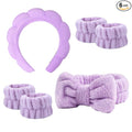 6 Pcs Elastic Microfiber Spa Headband Set by Unknown