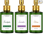 Room Spray Odor Eliminator 3 Pack, Natural Essential Oil Air Freshener Spray by AzulFra