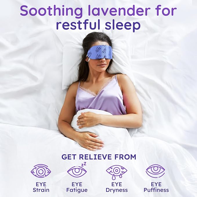 16 Pack Lavender Steam Eye Mask - Image 2