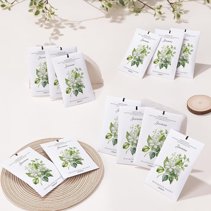 MYARO 12 Pack Jasmine Scented Sachets - Image 7
