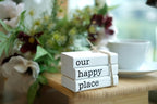 LIVDUCOT Farmhouse Mini White Decorative Books - Image 6