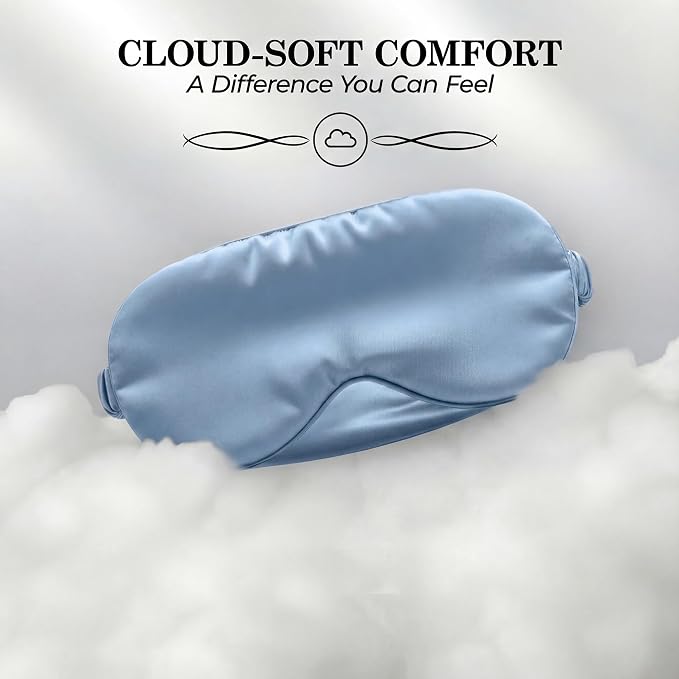 SLEEP SANCTUARY 100% Pure Mulberry Silk Sleep Mask - Image 4