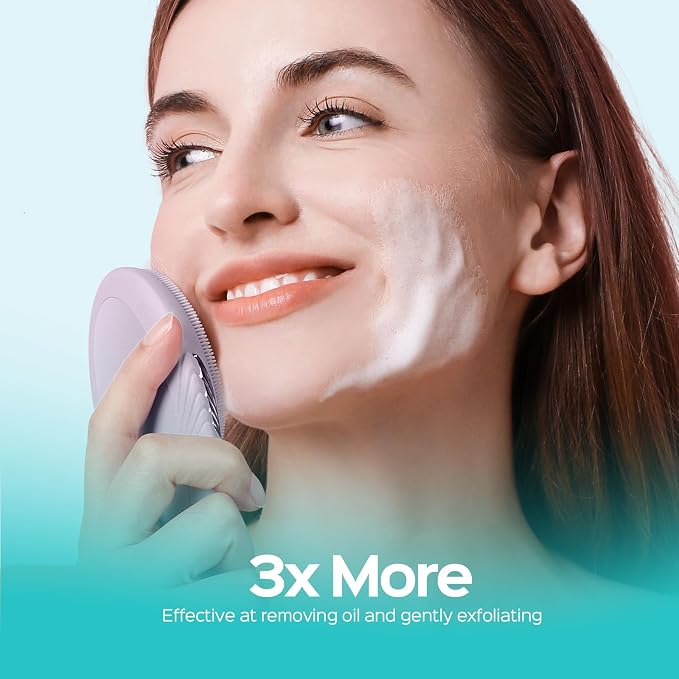 COSLUS Facial Cleansing Brush Face Scrubber : Portable Silicone Waterproof - Image 7