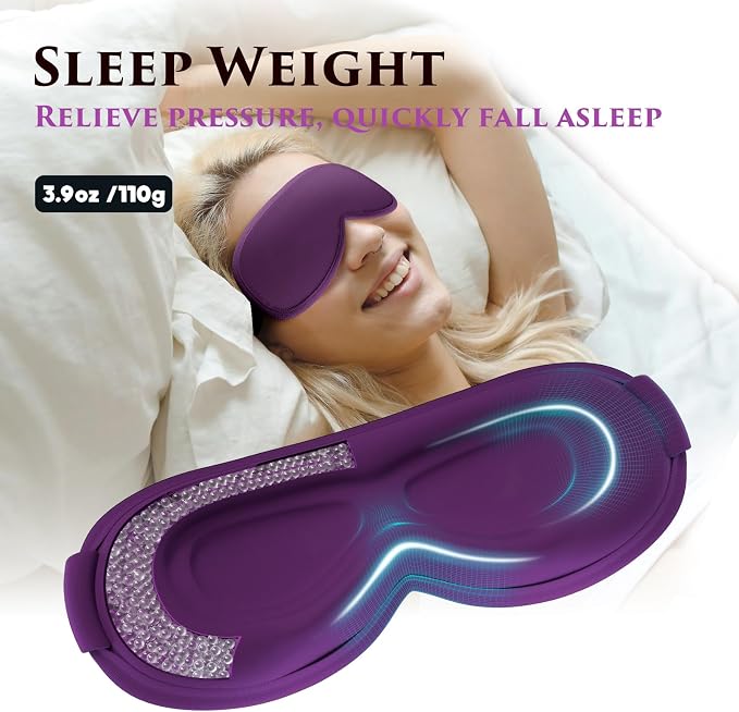 Weighted Eye Mask Cover for Sleeping - Image 3