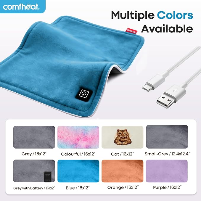 USB Heating Pad, 5V Heated Travel Pads, 3 Heat Settings & Auto Shut Off - Image 6
