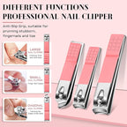 BLESWIN Manicure Pedicure Set, Mens Nail Grooming Kit, Manicure & Pedicure - Image 3