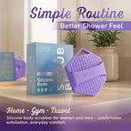 SILKLE Silicone Body Scrubber – Gentle Exfoliating Shower Scrubber - Image 7