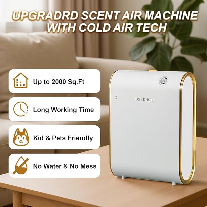 Home Bluetooth Smart Waterless Aromatherapy Machine, Essential Oil Diffuser - Image 8