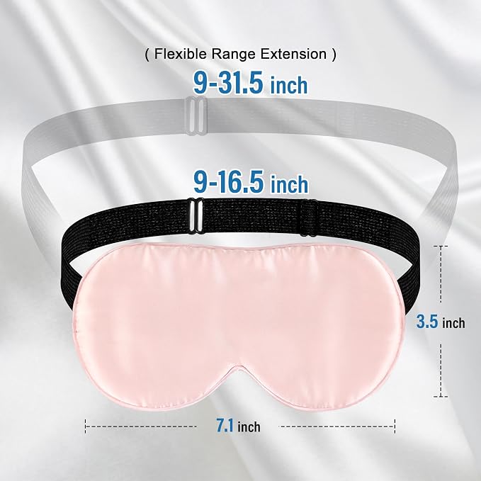 Silk Sleep Eye Mask for Kids, 100% Real Natural Pure Silk Sleeping Masks - Image 5