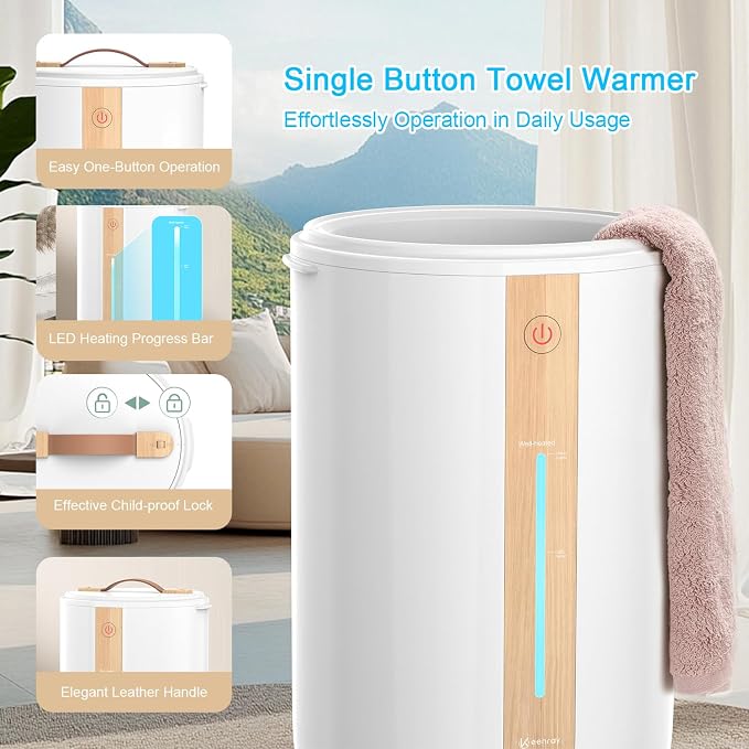 Keenray Towel Warmer for Bathroom, Towel Warmer Bucket - Image 2