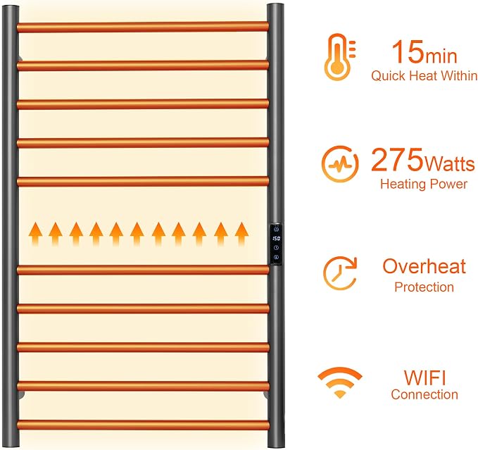 Electric Towel Rack with Voice Control - Image 5