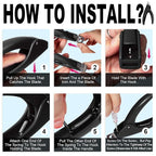 GA&EN Black Adjustable Artificial Acrylic Fake Nail False Nail Tip Clipper - Image 5