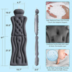 Full Body Bath Pillow for Bathtub RUVINCE Ergonomic Luxury Bathtub Pillow - Image 3