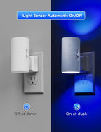 L LOHAS LED Night Light, Light Sensor, Dimmable Night Light, Calm Blue - Image 3