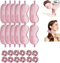 24Pcs Satin Eye Mask Silk Sleep Masks Silky Eyes Cover Blackout Blindfold by WJingYiJia