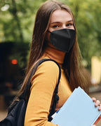 LEMENT KN95 Face Masks 100 Pack, 5-Ply Breathable Cup Dust Disposable Masks - Image 5