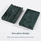 Karibiber 2 Pcs Soap Holder for Bathroom, Marble Soap Dish for Kitchen - Image 4