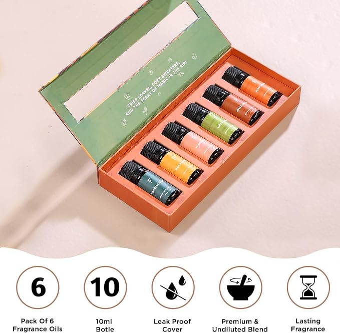 Folkulture Autumn Essential Oils Set | 6 Cozy Fragrance Oils - Image 2
