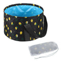 Molain Foldable Bucket for Soaking Feet, Portable Foot Bath Tub Spa Basin Black by Molain