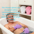 4 Pairs Exfoliating Bath Gloves, Nylon Double Sided Exfoliating Gloves - Image 7