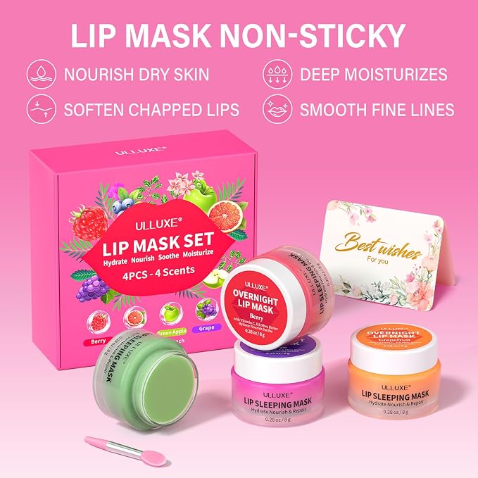 Lip Mask Set 4 Pcs, Mothers Day Gifts - Image 5