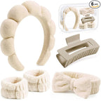 SPA Headbands and Wristband Set by Giesiery