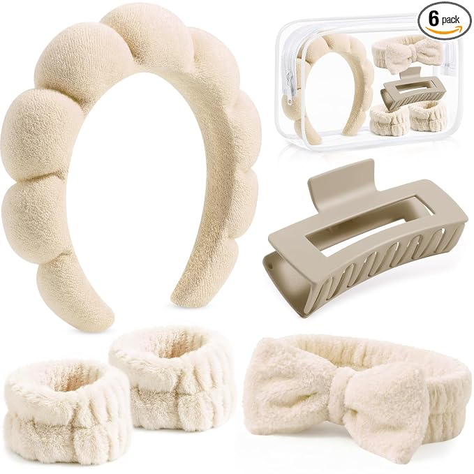SPA Headbands and Wristband Set by Giesiery