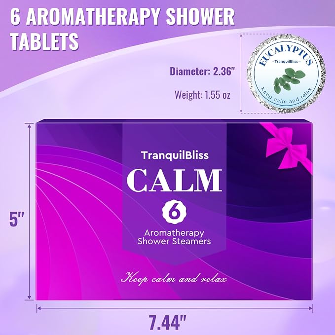 TranquilBliss Shower Steamers, Shower Bombs - Image 3