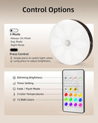 EZVALO Under Cabinet Lighting, 1000mAh Rechargeable Puck Lights - Image 8