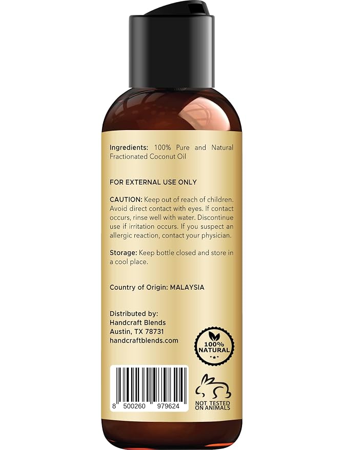 Handcraft Blends Fractionated Coconut Oil - Image 3
