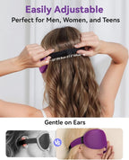 Weighted Blackout Sleep Mask for Women, 3D Contoured Zero Eye Pressure - Image 5