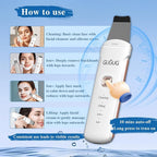 GUGUG Skin Scrubber 4-in-1 Waterproof Facial Spatula - Image 6