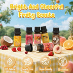 ARVIDSSON Fruits Essential Oils Set, Natural Fruity Fragrance Oil - Image 2