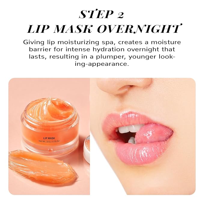 ANAI RUI Lip Scrub & Mask Set, Lip Scrubber Exfoliator, Lip Sugar Scrub - Image 5