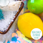 Hallu Mermaid Large Bath Bomb, Citrus Peony and Amber Scent, 140 g - Image 4