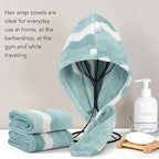 SINLAND Microfiber Hair Drying Cap Hair Towel Turban Twist - Image 6