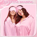 Cutecrop 12 Pcs Silk Sleep Masks Soft Satin Eye Masks - Image 7