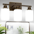 3-Light Bathroom Light Fixtures, Vanity Light by Bathroomlightfixtures