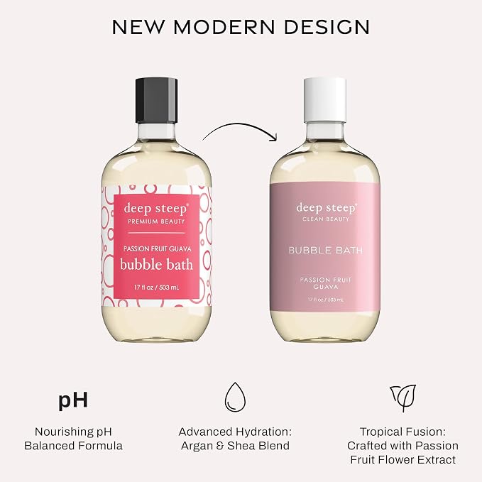 Deep Steep Passionfruit Guava Bubble Bath - Image 4