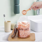 BKYFPQ 74 oz Glass Bath Salts Jar, Bath Salt Container - Image 5