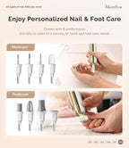 MelodySusie Cordless Pedicure & Manicure Nail Drill Kit, PC760G - Image 7