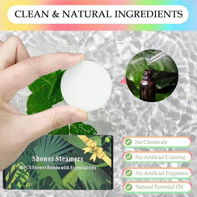 16 Pack Shower Steamers Aromatherapy - Image 2