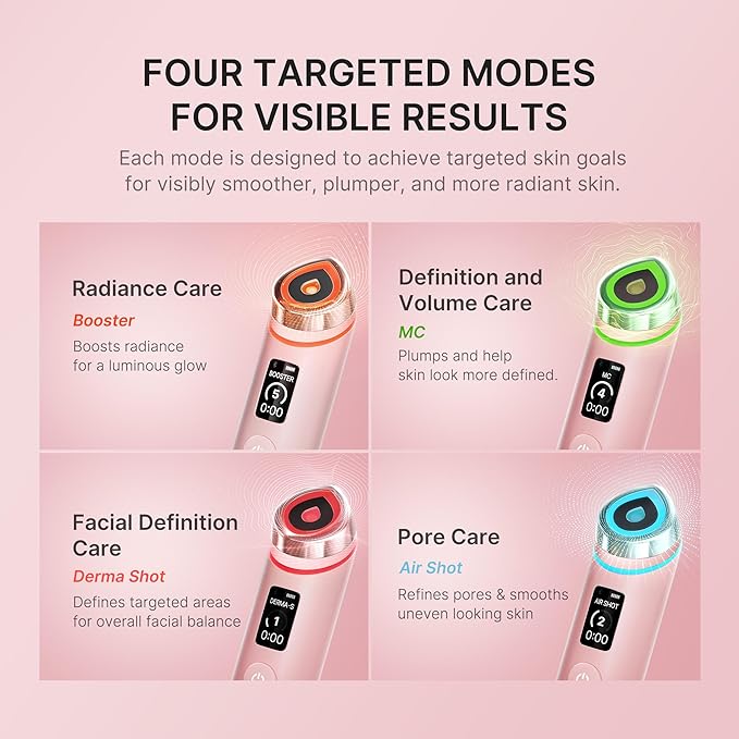 medicube Booster Pro | 6-in-1 Real Glass Glow Beauty Massager | - Image 3