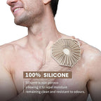 iTokGoK® Silver-Infused 2-in-1 Silicone Body Scrubber, Double-Sided Design Body - Image 2