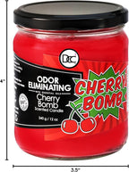 Cherry Bomb Odor Eliminating Highly Fragranced Candle - Image 6