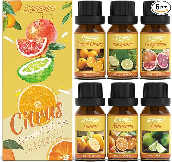 Salubrito Citrus Essential Oils Set by Salubrito