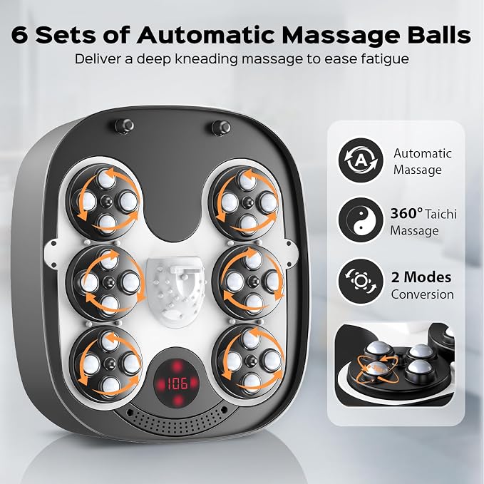 Collapsible Foot Spa with Surf Wave Massage, Foot Bath with 24 Motorized - Image 4