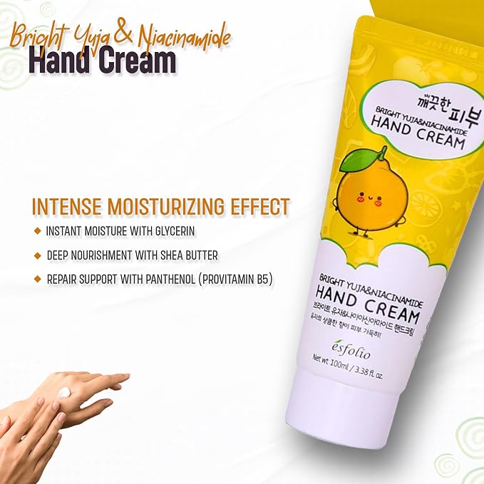 esfolio Yuja Vitamin C Hand Cream – Deep Hydration - Image 5