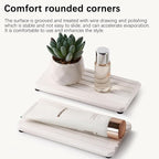 NiuYichee 2 PCS Water Absorbent diatomite Coasters, 7.1" x 3.5" Water Absorbing - Image 2